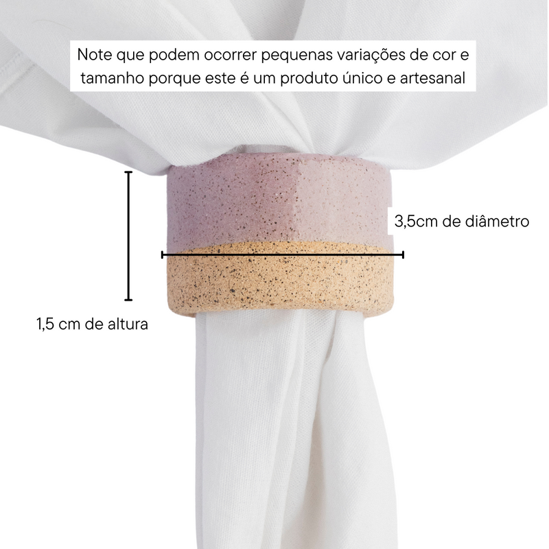 Porta guardanapo de cerâmica