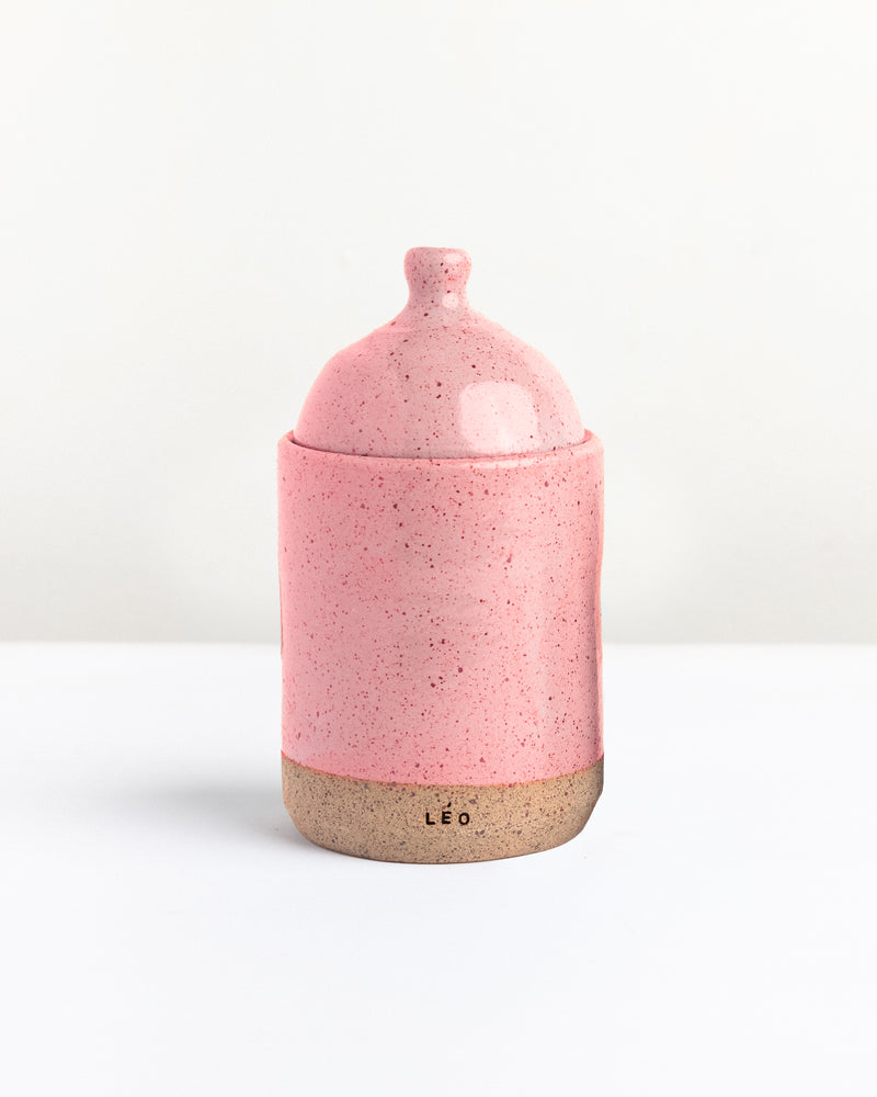 [PERSONALIZADO] Pote grande Kit higiene para bebê de cerâmica - prazo de produção de até 4 semanas