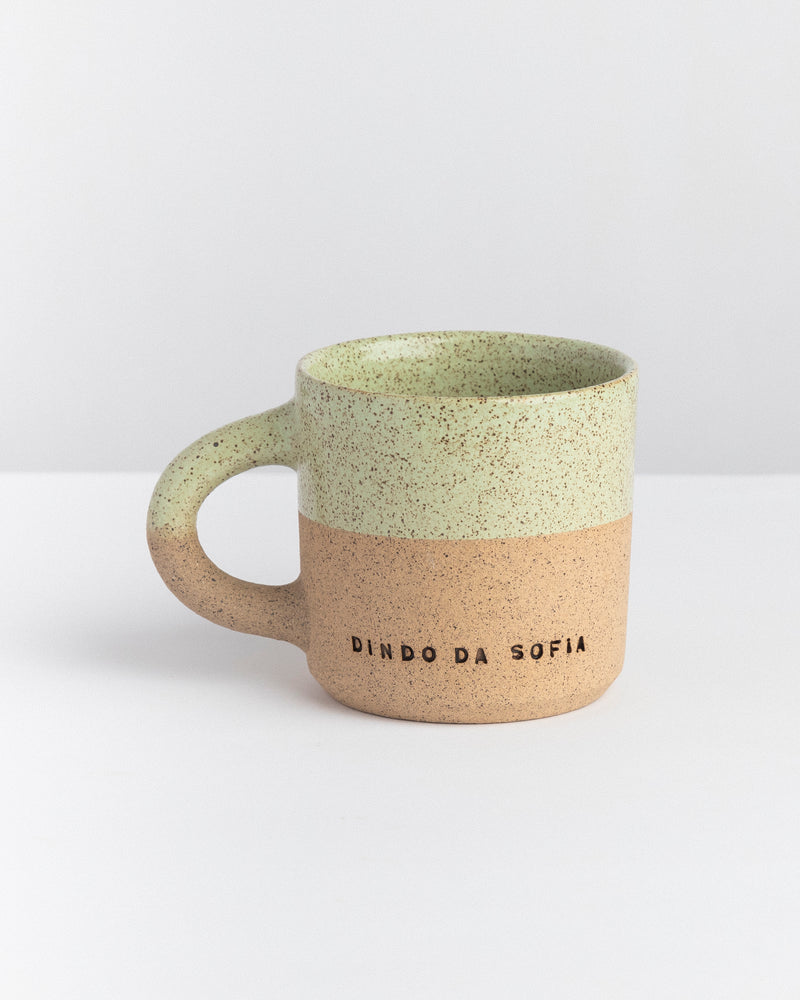 Caneca serena 300ml personalizado (escolha a escrita) + Porta copo + Caixa exclusiva - prazo de produção: até 4 semanas.
