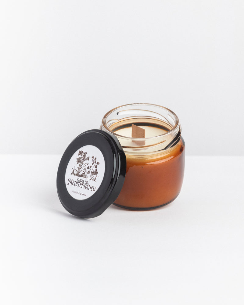 Conjunto Ervas do Mediterrâneo - Vela e Difusor de ambientes