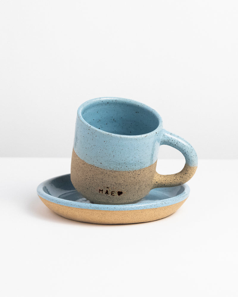 [Edição limitada] Mini caneca de cerâmica COM PIRES escrito "mãe" - envio em até 5 dias úteis
