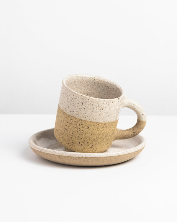 Caneca serena 300 ml + Prato de sobremesa