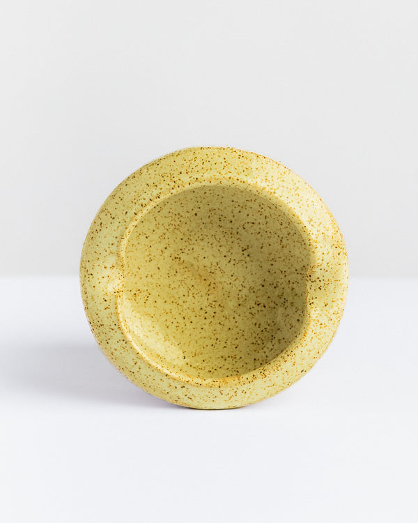 Molheira de cerâmica amarela Lavanda