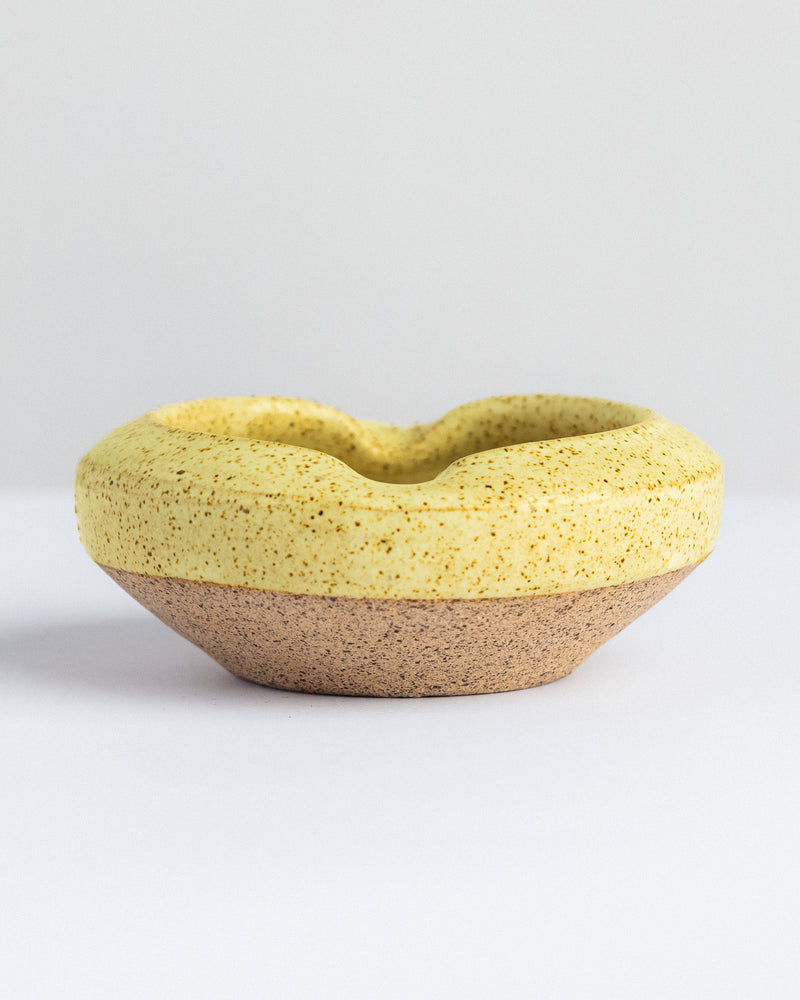 Molheira de cerâmica amarela Lavanda