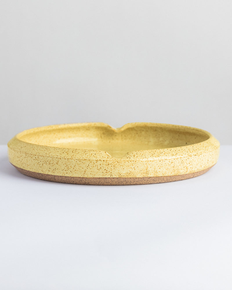 Prato de Sushi grande de cerâmica amarelo Lavanda
