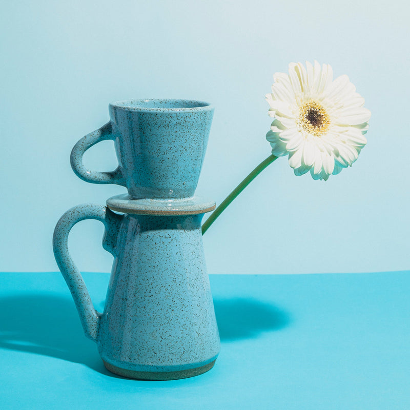 Cafeteira de cerâmica