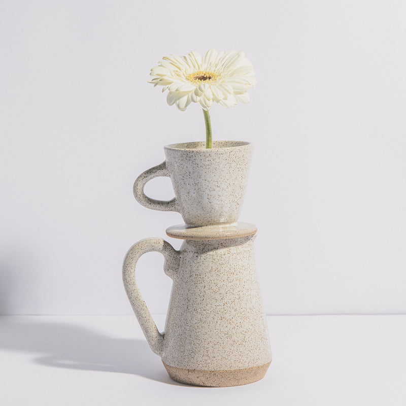 Cafeteira de cerâmica