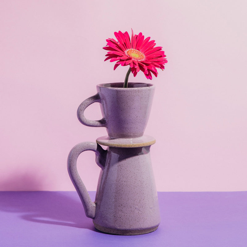 Cafeteira de cerâmica