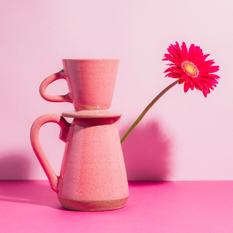Cafeteira de cerâmica