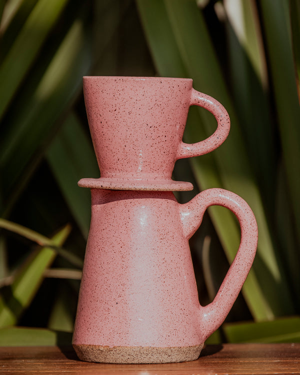 Cafeteira de cerâmica