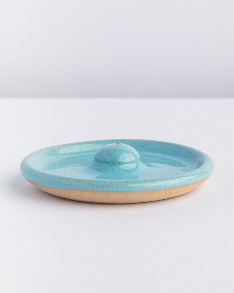Incensário calmaria de cerâmica azul Lavanda