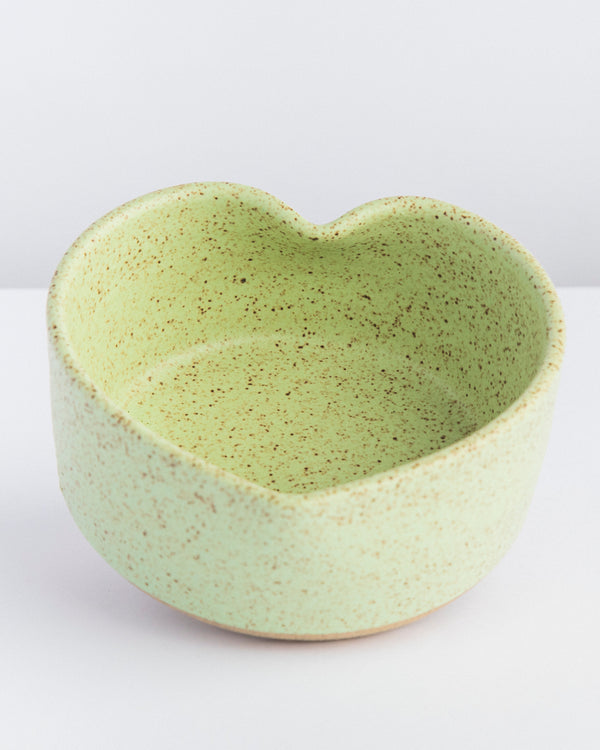 Tigela cupido de cerâmica verde Lavanda