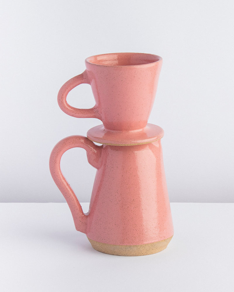 Cafeteira de cerâmica