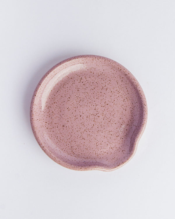 Descanso de colher de cerâmica violeta Lavanda