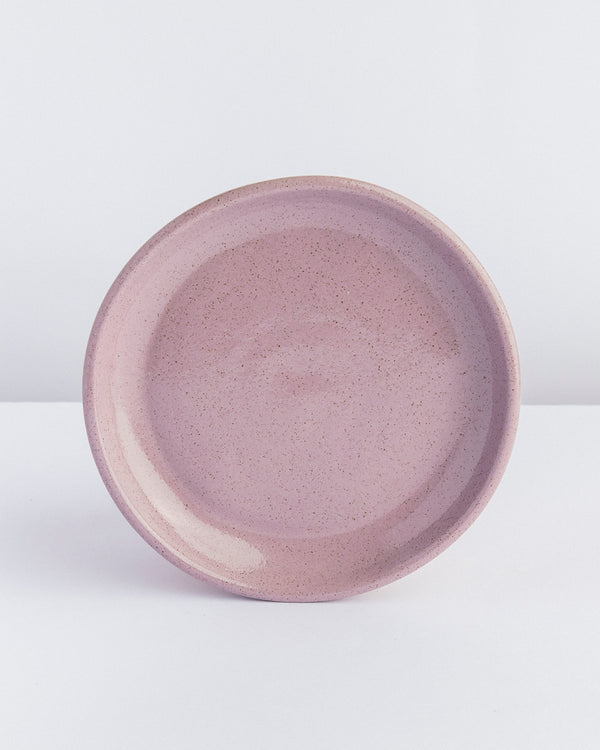 Prato de sobremesa de cerâmica violeta Lavanda