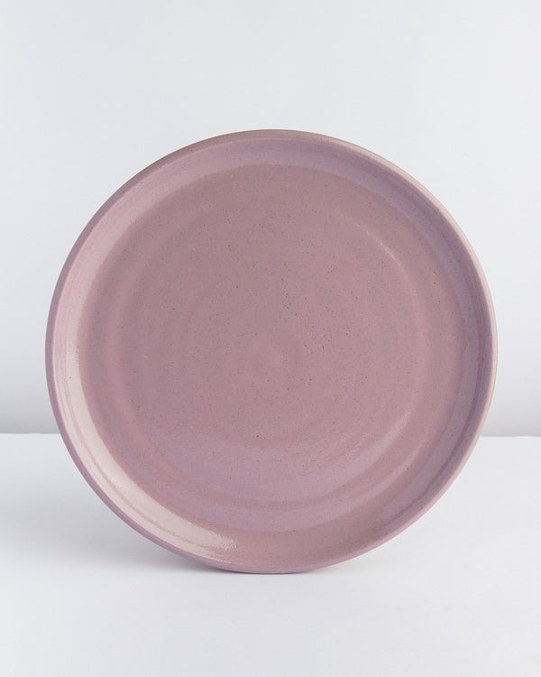 Prato de jantar de cerâmica violeta Lavanda
