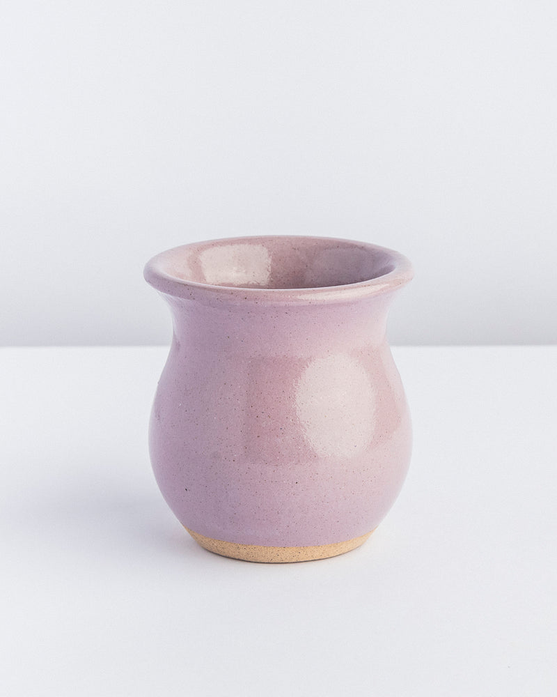 Cuia para chimarrão de cerâmica violeta Lavanda