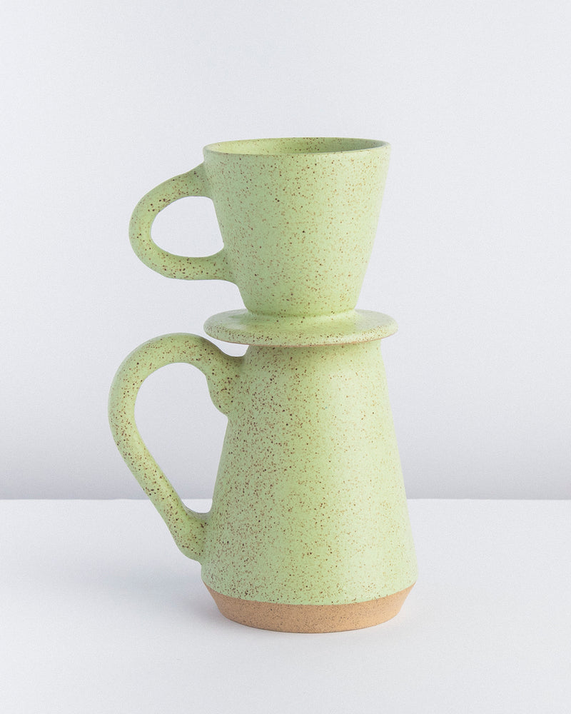 Cafeteira de cerâmica