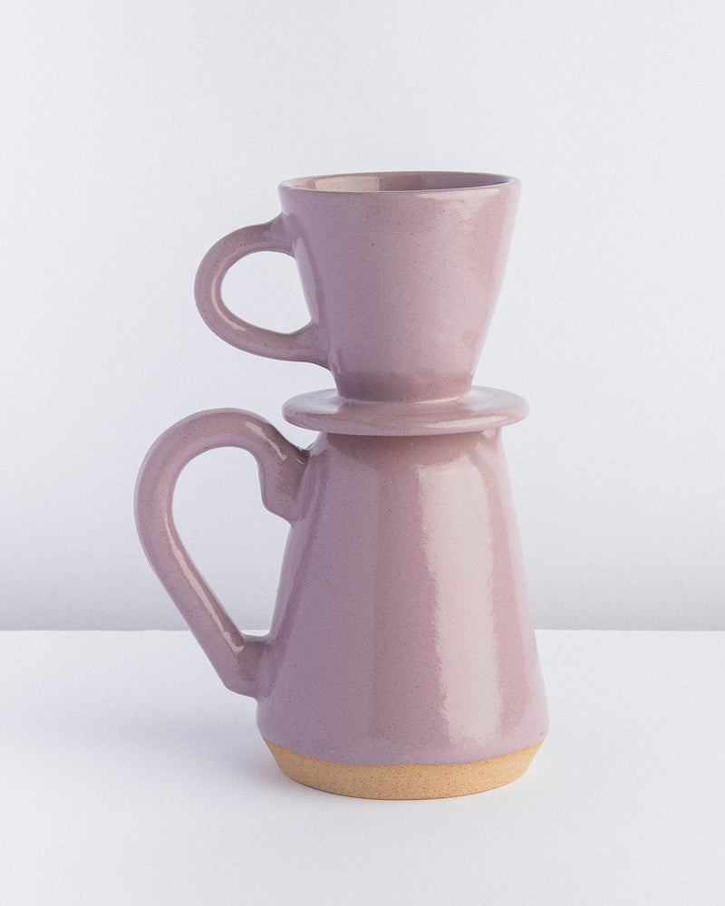 Cafeteira de cerâmica