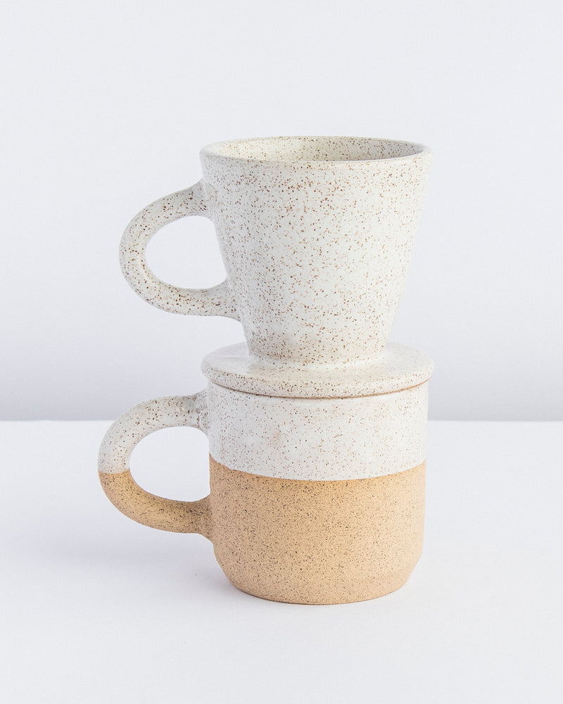 Conjunto individual Serena para café de cerâmica - 300ml